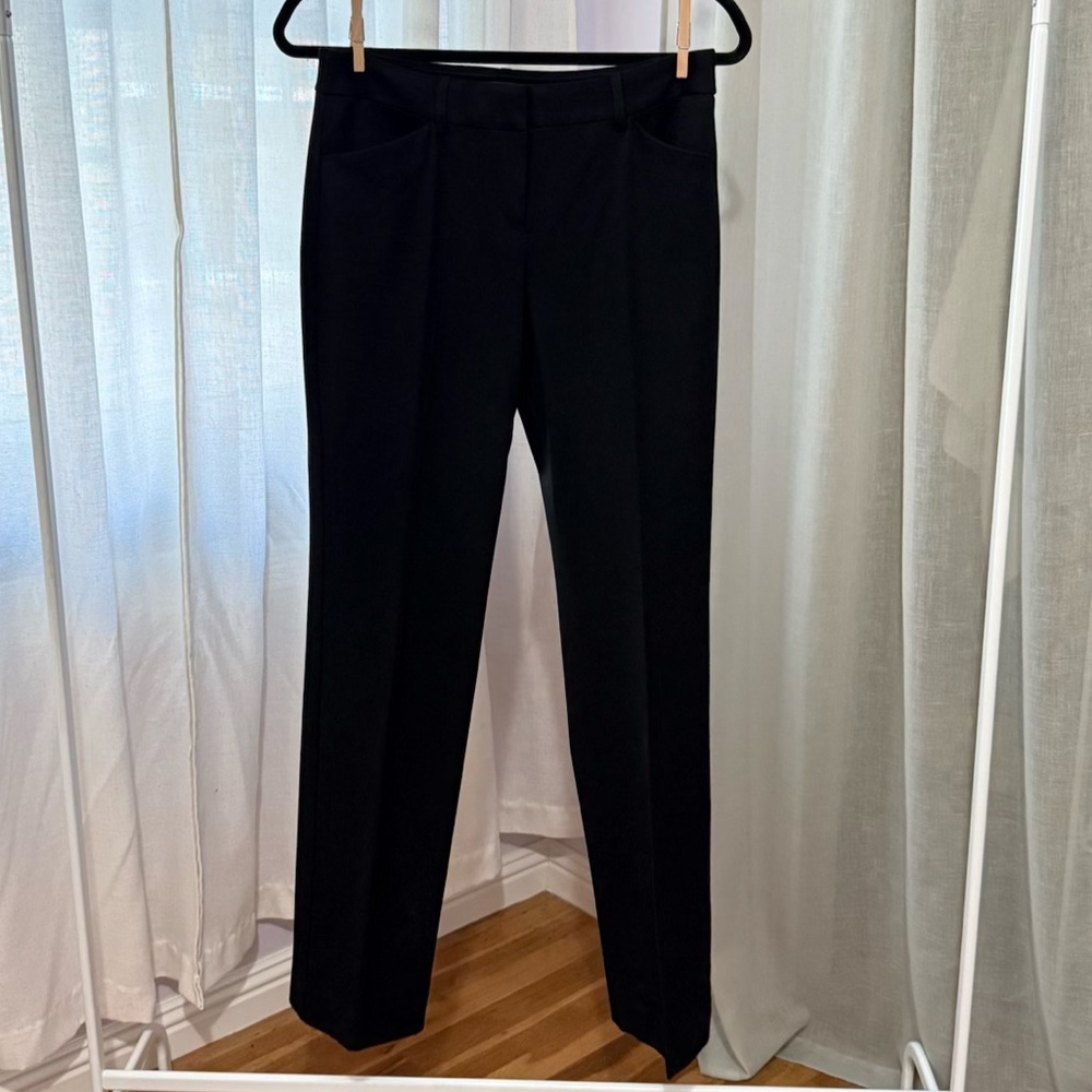 Express Editor Barely Boot Low Rise Stretch Slack (Black)